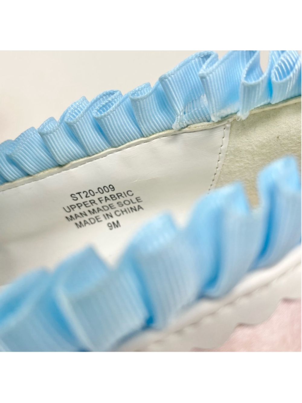 Dolls Kill Sugar Thrillz Bisous Pastel Satin Platform Ruffle Bow Platforms US 9 - Picture 12 of 13